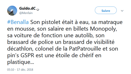 Le pistoler à eau de Benalla