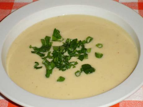 Velouté de poireaux et pomme de terre au thermomix