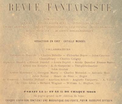 Richard Wagner et Catulle Mendès au temps de La Revue fantaisiste