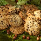 Cookies aux gavottes, noisettes torréfiées