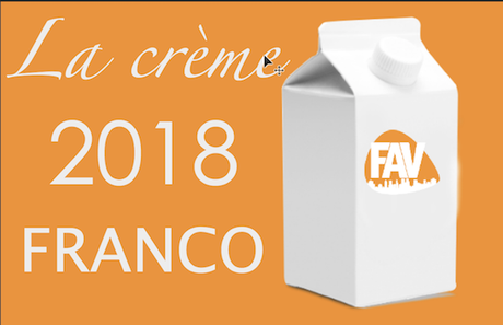 TOP 2018 FRANCO positions 20 à 11