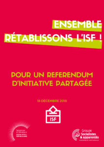 Ensemble, rétablissons l’ISF ! Pour un référendum d’initiative partagée