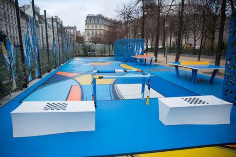 Paris : inauguration du Playground des Halles signé par l’artiste Romain Froquet