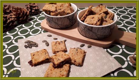 Biscuits apéros aux graines et tomates séchées Biscuits apéros aux graines et tomates séchées