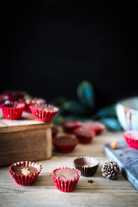 Chocolats fourrés au gianduja maison