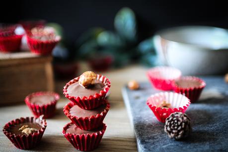 Chocolats fourrés au gianduja maison