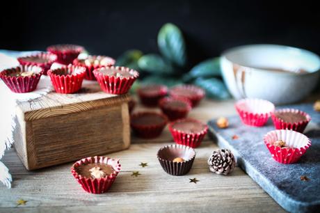Chocolats fourrés au gianduja maison