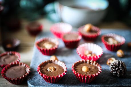 Chocolats fourrés au gianduja maison