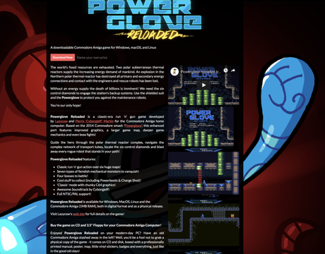 PowerGlove Reloaded sur Itch.io