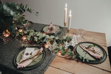 Ma table de Noël nature en 2 versions