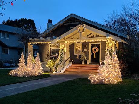 Lumières de Noël à Sacramento
