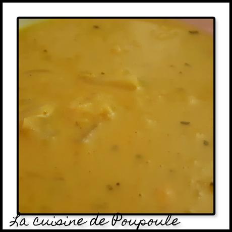 Soupe de pois chiche au curry Soupe de pois chiche au curry