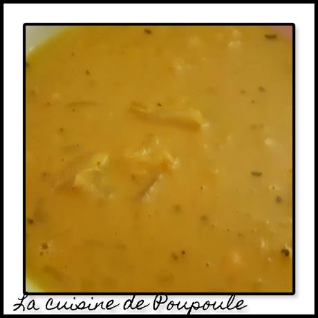 Soupe de pois chiche au curry Soupe de pois chiche au curry
