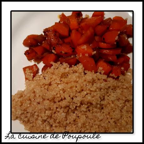 Quinoa et carottes au miel