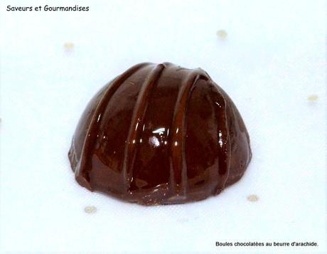 Boules Chocolatées  au beurre d'Arachide.