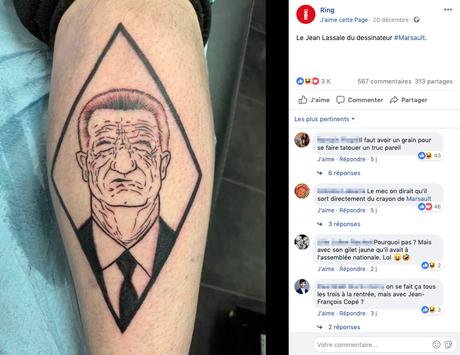 Un breton se fait tatouer un portrait de Jean Lassalle