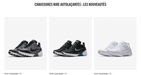 Nike va refaire de nouvelles baskets « autolaçantes »!