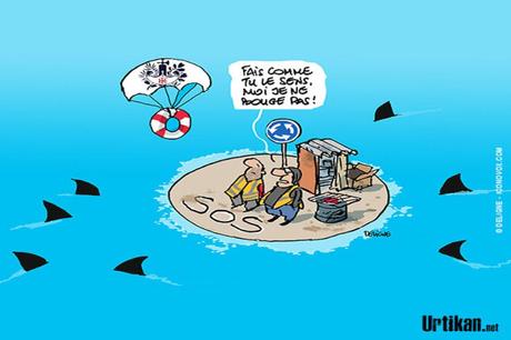 La misère est en jaune dans la rue