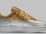 Nike Force mixe Gold Silver