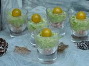 Verrine crevettes avocat