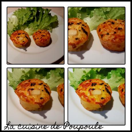 Muffin de pomme de terre cœur de fromage fondu Muffin de pomme de terre cœur de fromage fondu