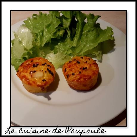 Muffin de pomme de terre cœur de fromage fondu Muffin de pomme de terre cœur de fromage fondu