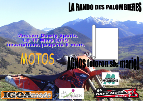 6 ème Rando des Palombières le 17 mars 2019, du Centre Sociaux Culturel Messier Dowty (64)