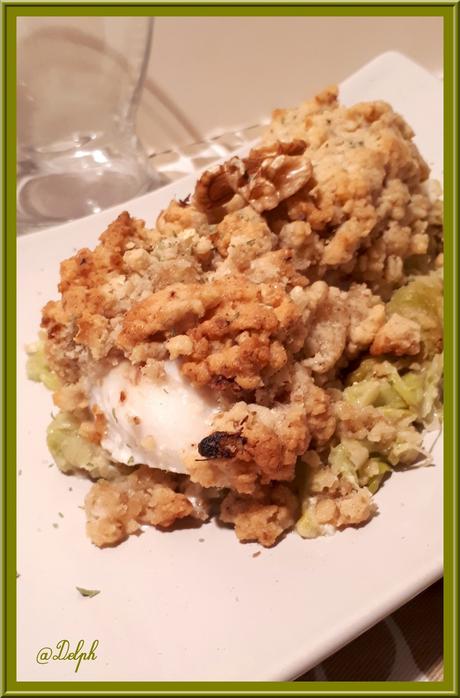 Cabillaud en croûte de noix Cabillaud en croûte de noix