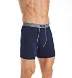 Saxx Men's Platinum Fly Lifestyle Boxers Underwear, Navy, XX-Large