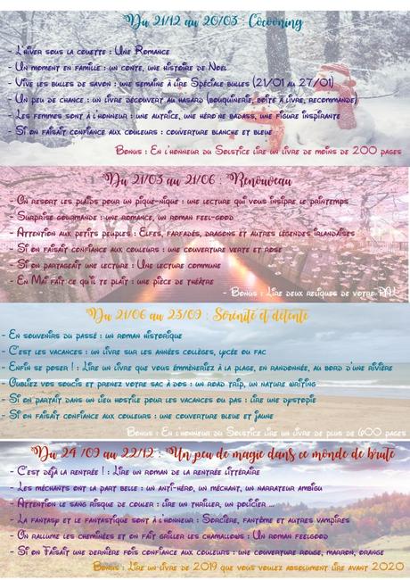 Challenge 2019 » De Solstice en Equinoxe « de La Voleuse de Marque-Page