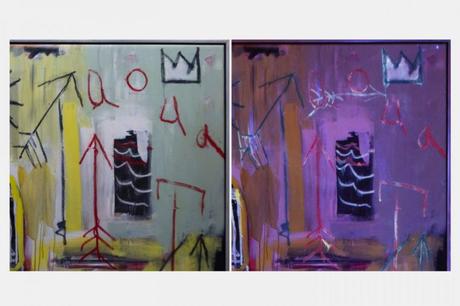 Le tableau Untitled (1981) de Basquiat révèle des dessins cachés