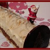 Vos recettes préférées de Décembre 2018 Bûche Vanille Insert Caramel Beurre Salé - Oh, la gourmande..