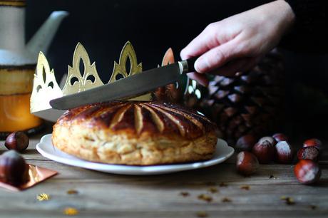 Galette des rois aux noisettes grillées et au chocolat Galette des rois aux noisettes grillées et au chocolat