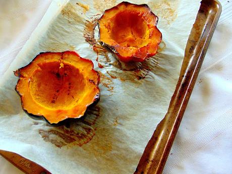 Courge poivrée farcie Courge poivrée farcie