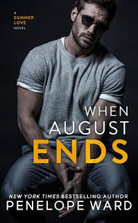 Cover Reveal : Découvrez la couverture et le résumé de When August ends de Penelope Ward