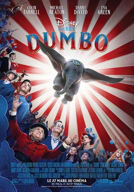 Affiches personnages US pour le live-action Dumbo de Tim Burton