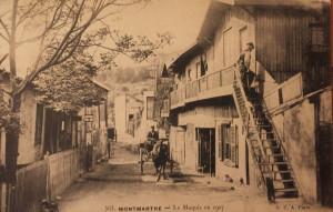 Montmartre … des cartes postales et des peintres….