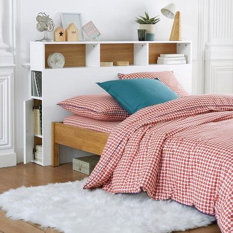 tête de lit avec rangement blanc scandinave bois design - blog déco - clem around the corner