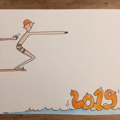 Vœux illustrés de bonne année 2019