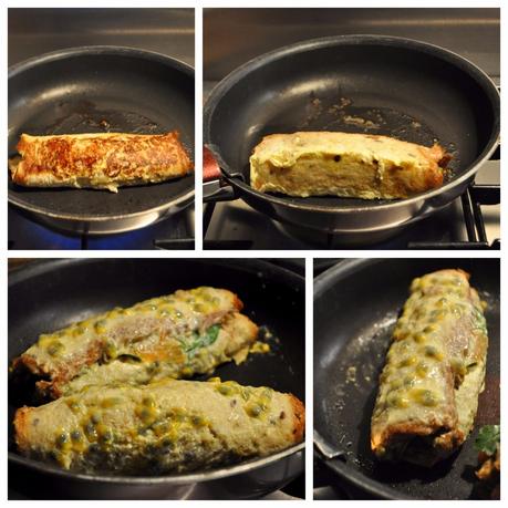 Roulés de Pain Perdu Saumon Fumé Préparation