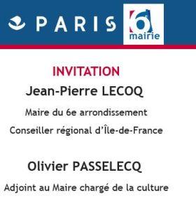 Mairie de PARIS 6  exposition  POUGATCH  « Icônes d’un autre noir » du 15 au 30 Janvier 2019