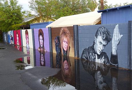 Une fresque géante David Bowie à Phoenix