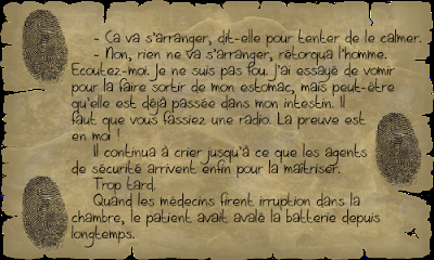 Affaire n°422: somnambule