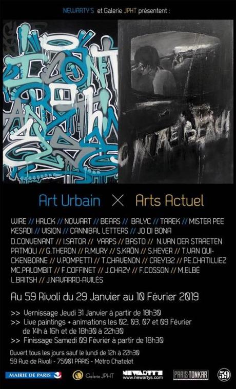 Exposition Art urbain X Arts actuel