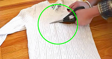 Transformez ce vieux pull en un joli bonnet Transformez ce vieux pull en un joli bonnet