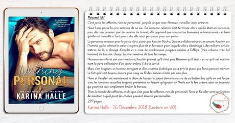 Nothing Personal – Karina Halle (Lecture en VO)