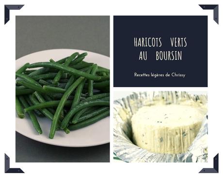 Haricots verts au boursin ail et fines herbes