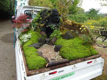 Jardin sur camionnettes