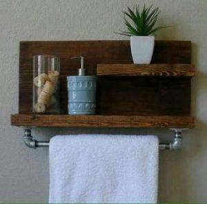 Des idées originales pour organiser des étagères dans la salle de bain