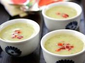 Soupe courgette lait amande thermomix